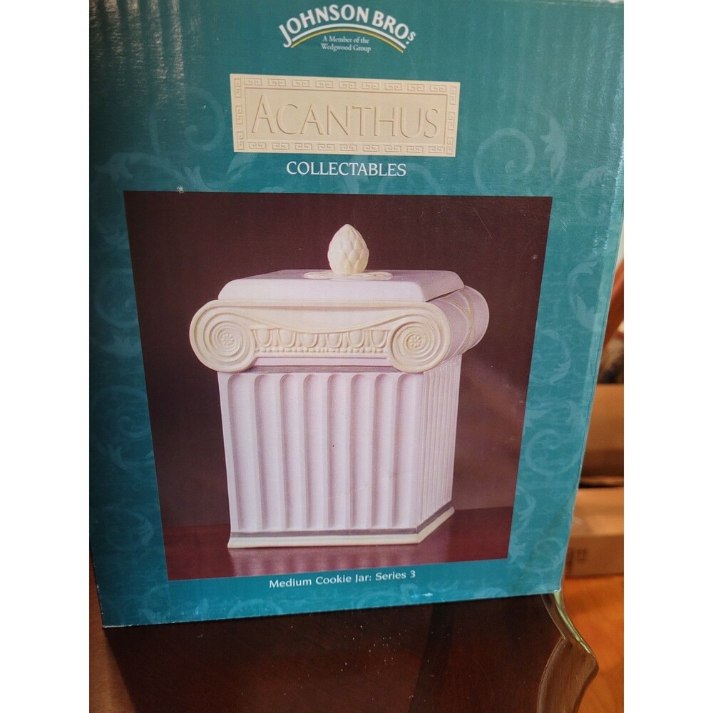 Johnson Bros ACANTHUS COLLECTABLES MEDIUM COOKIE JAR SERIES 3